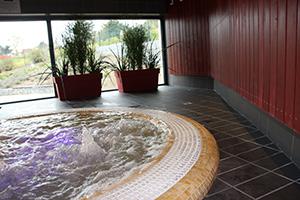 Hammams, spa, saunas, salle cardio, solarium / salle détente dans une aile indépendante du Centre aquatique avec une plage extérieure privative.